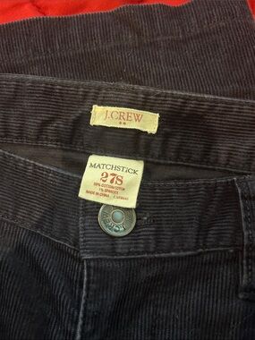 J.Crew Matchstick Corduroy | 27S | Navy Blue | Slim Fit